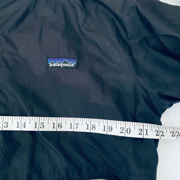 Patagonia Black Jacket Doble Sided With Zip Pockets - Picture 15 of 16